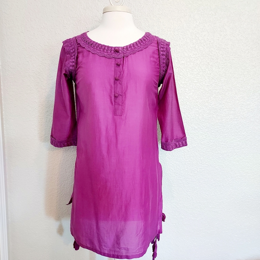 Roberta Freymann Fushia Pink Beach Cover Size Small